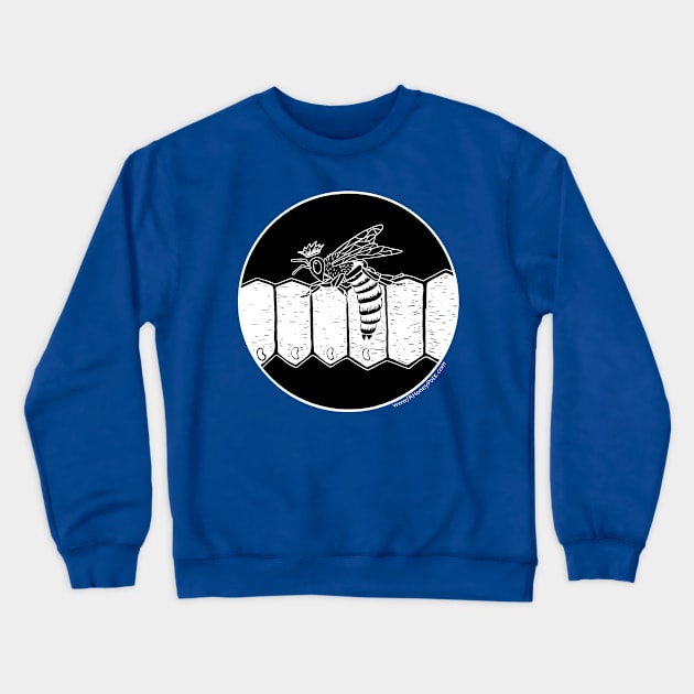 Queen Bee Laying Crewneck Sweatshirt by R Honey Pots